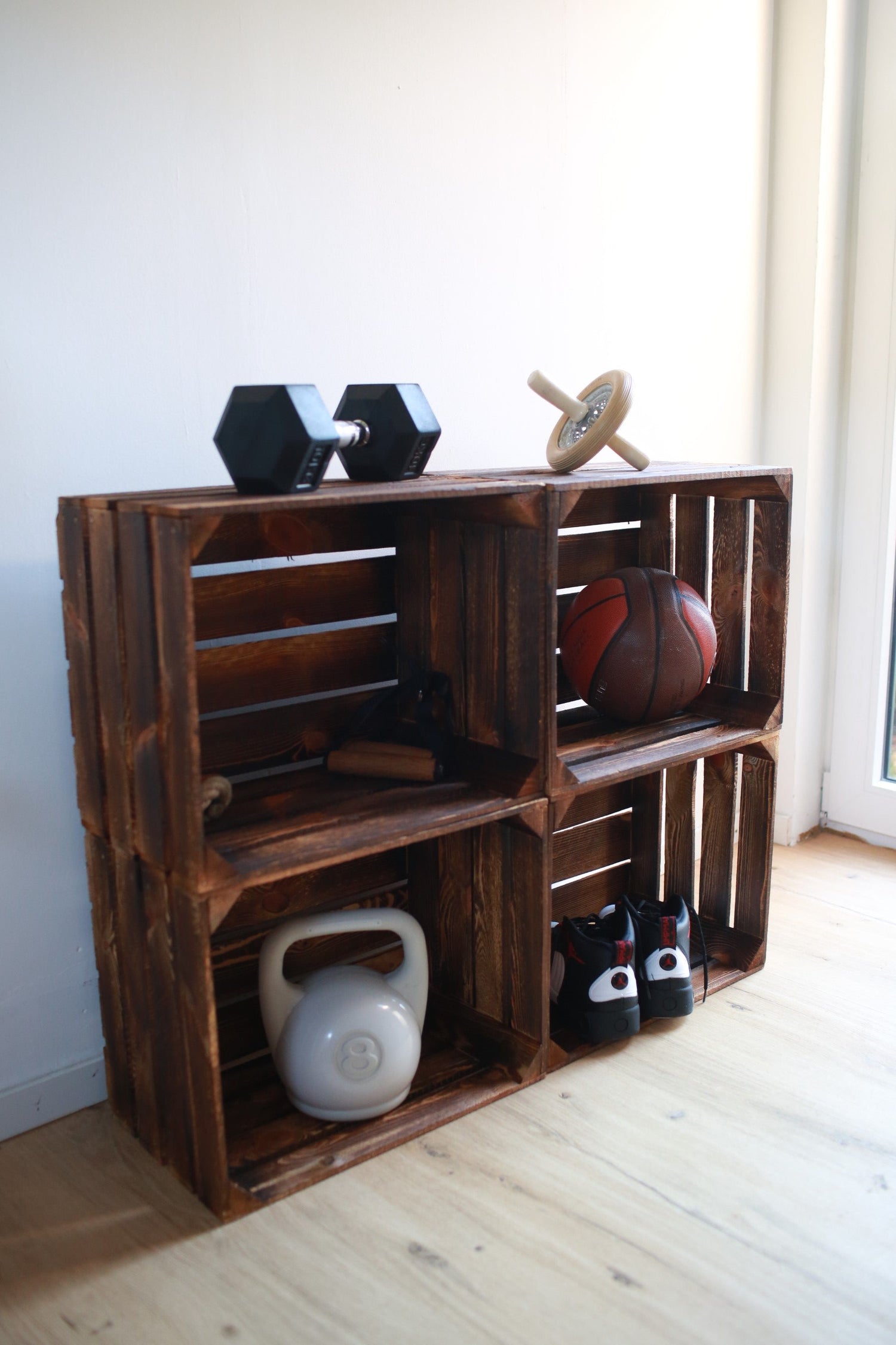 Holzkisten Vintage Geflammt