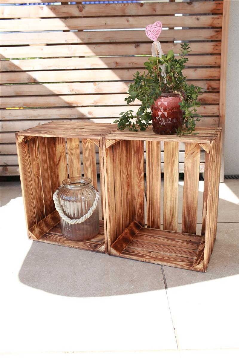 Holzkisten Neu Geflammt