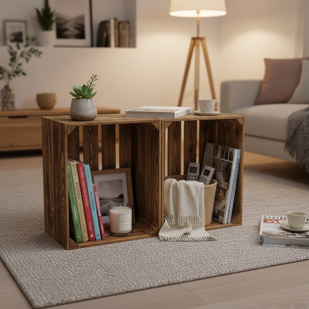 Holzkisten Neu / Geflammt