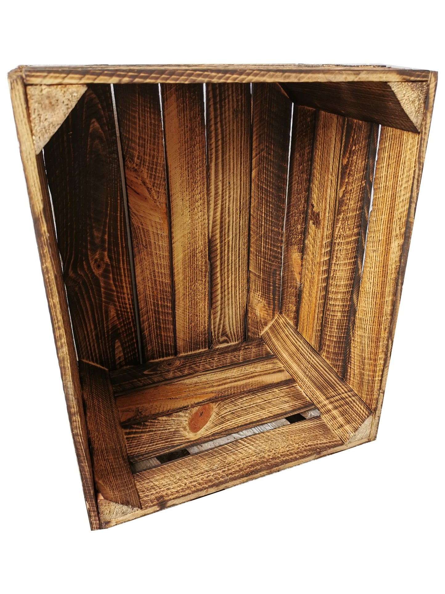 Obstkiste Vintage Geflammt 50 x 40 x 30cm