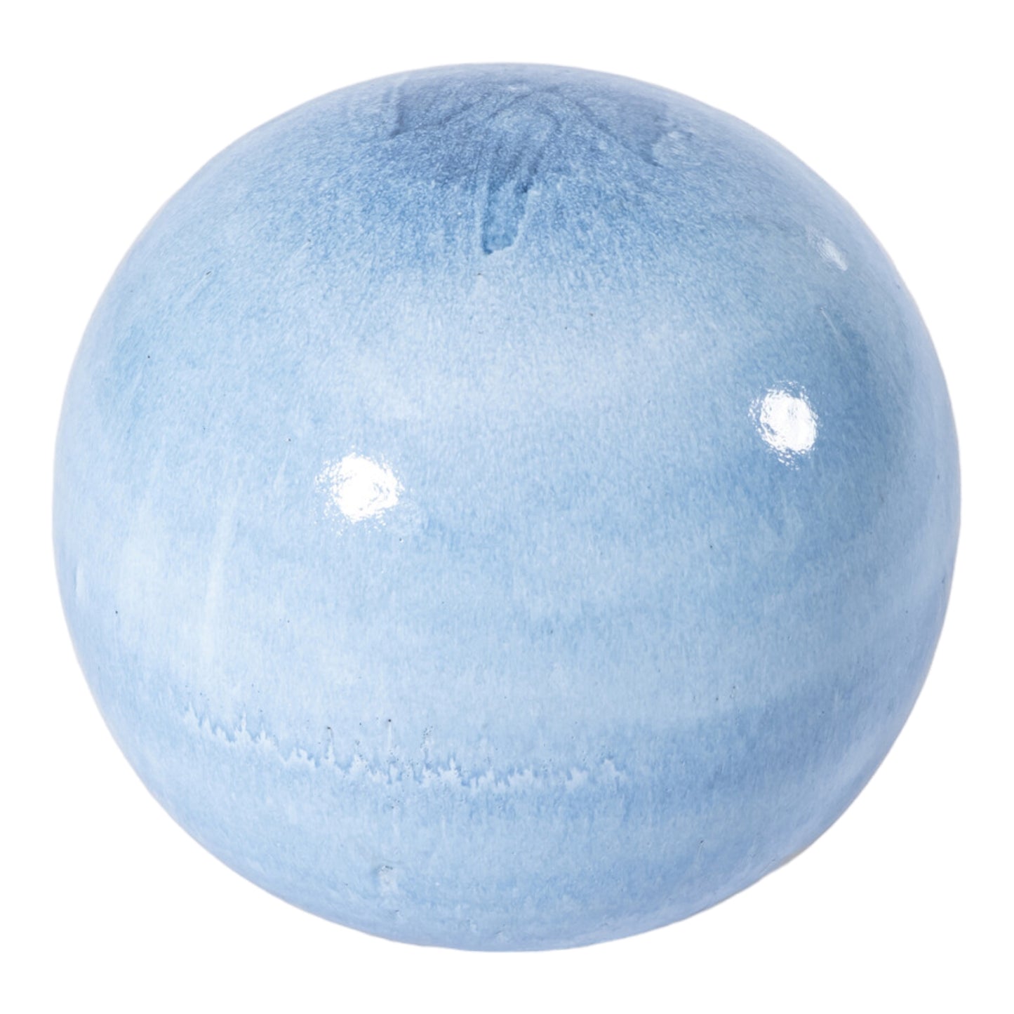 Gartenkugel Keramik 36cm Azur Blau