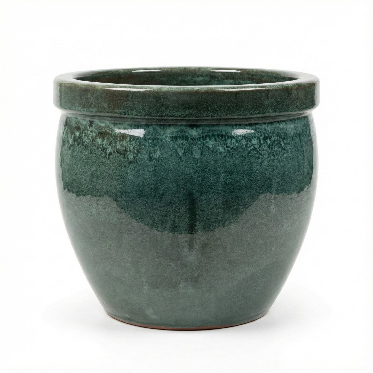 Pflanzgefäß Keramik "Bavaria Tall" Moosgrün Ø 21 - 37 cm Frostfest