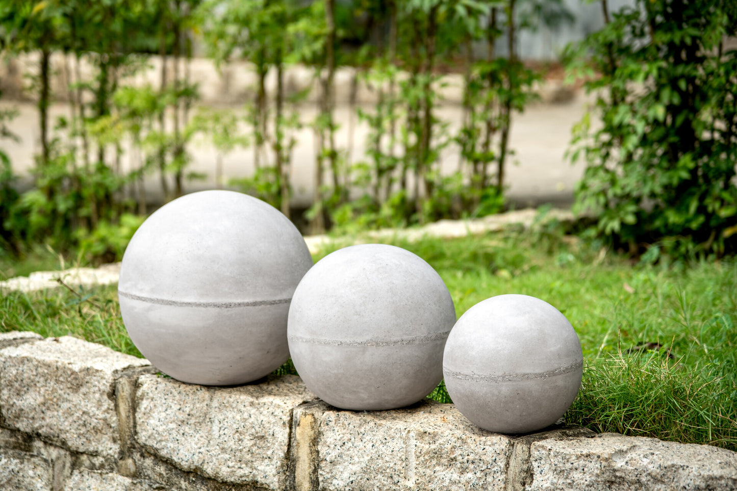Gartenkugeln Beton 3er Set
