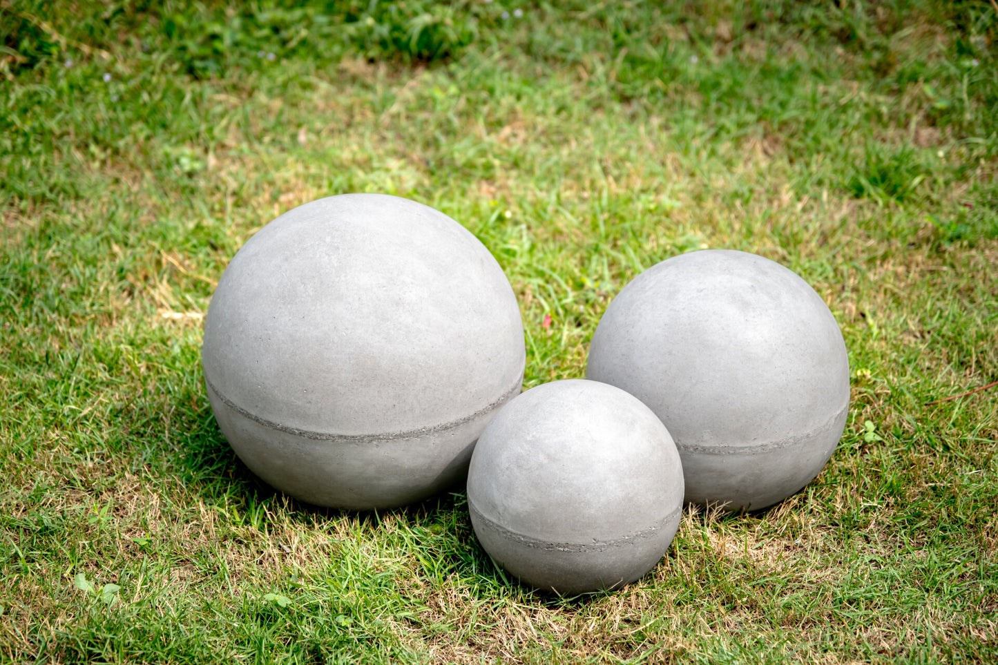 Gartenkugeln Beton 3er Set