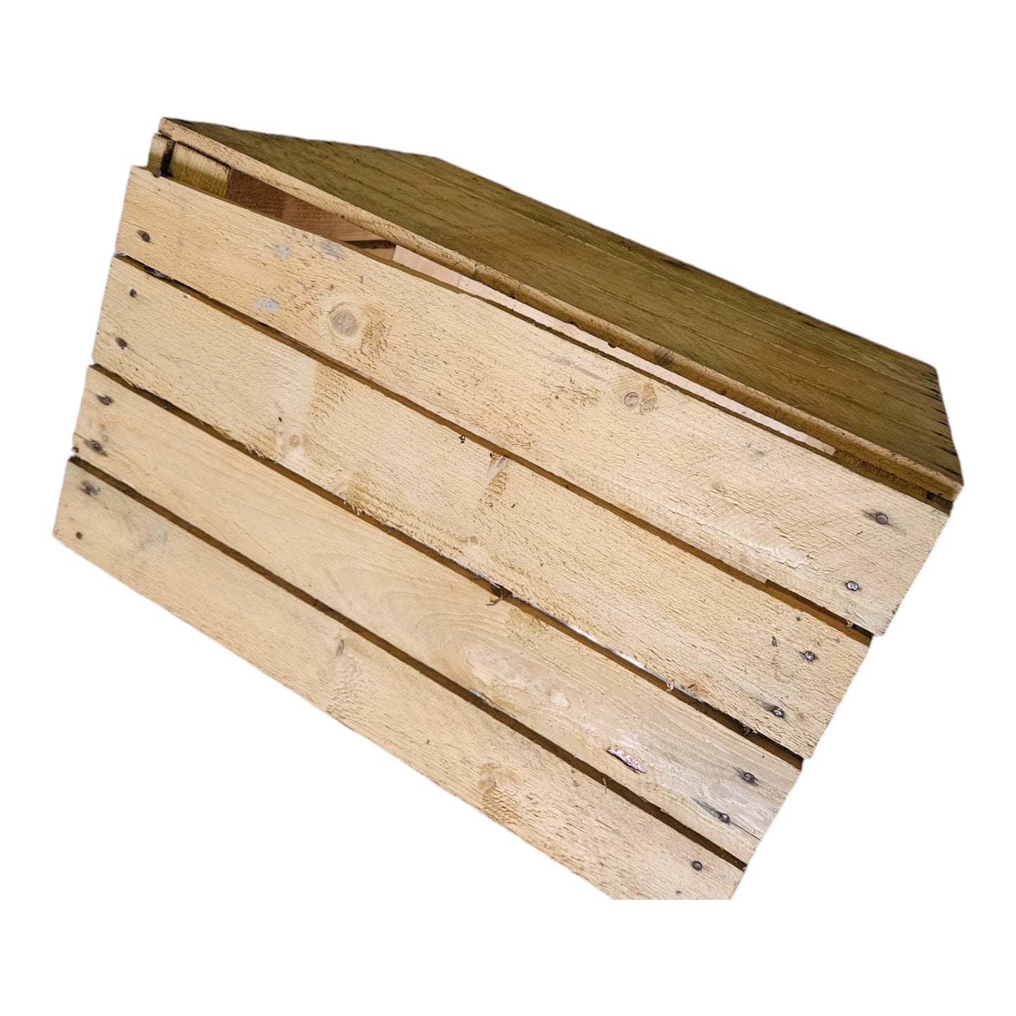Obstkisten 3er Set 50 x 40 x 30cm B-Ware Vintage Natur