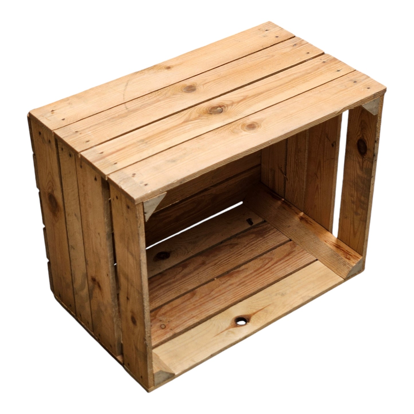 Holzkisten 12er Set 50 x 40 x 30cm Vintage Natur massiv und stabil