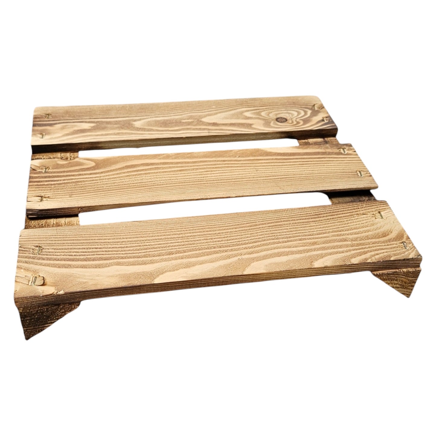 Obstkiste Holzkiste Weinkiste 40 x 30 x 25 cm 3er SET Geflammt Boden Lose