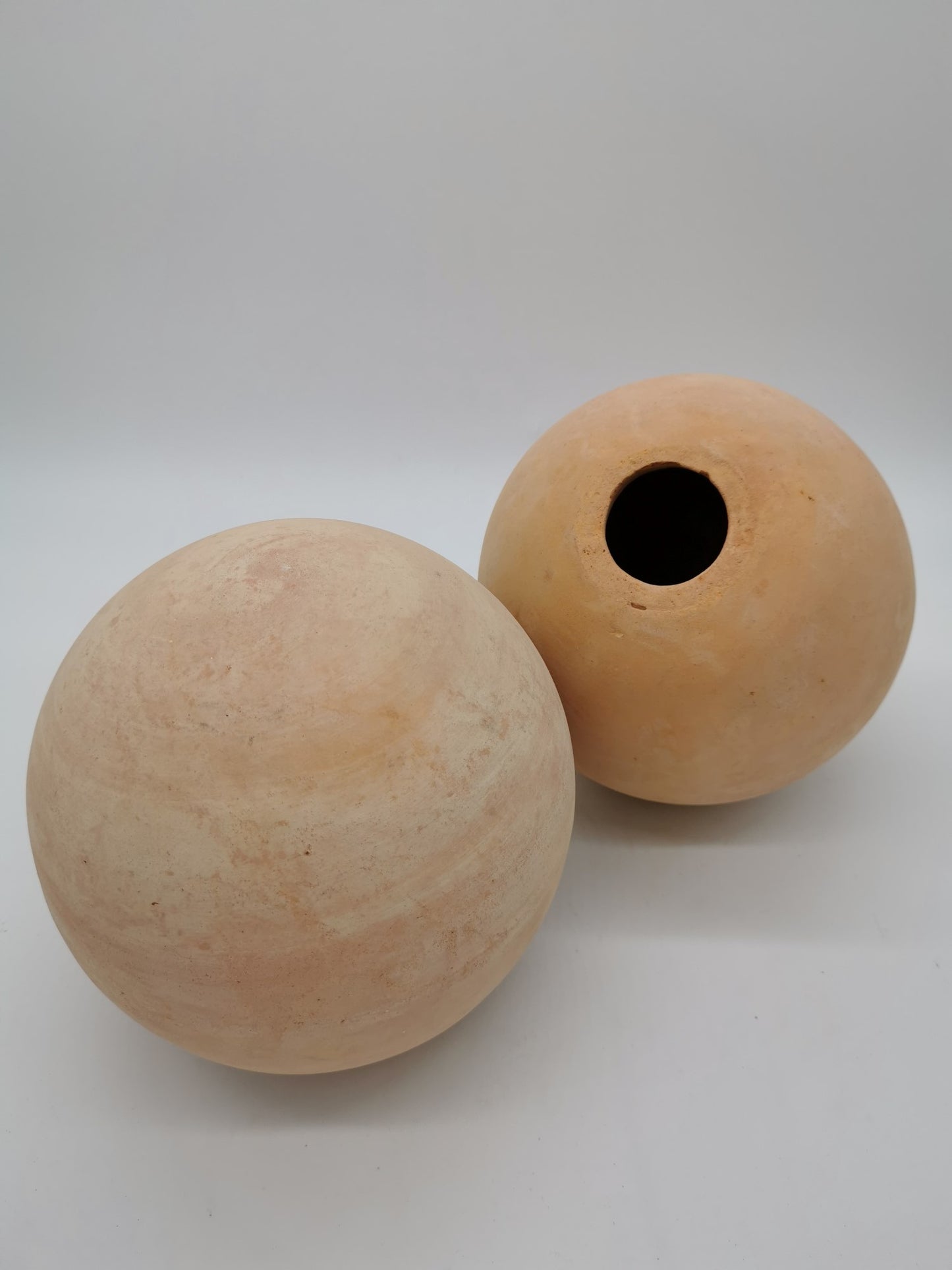 Gartenkugeln Rosenkugeln Terrakotta 3er Set frostfest