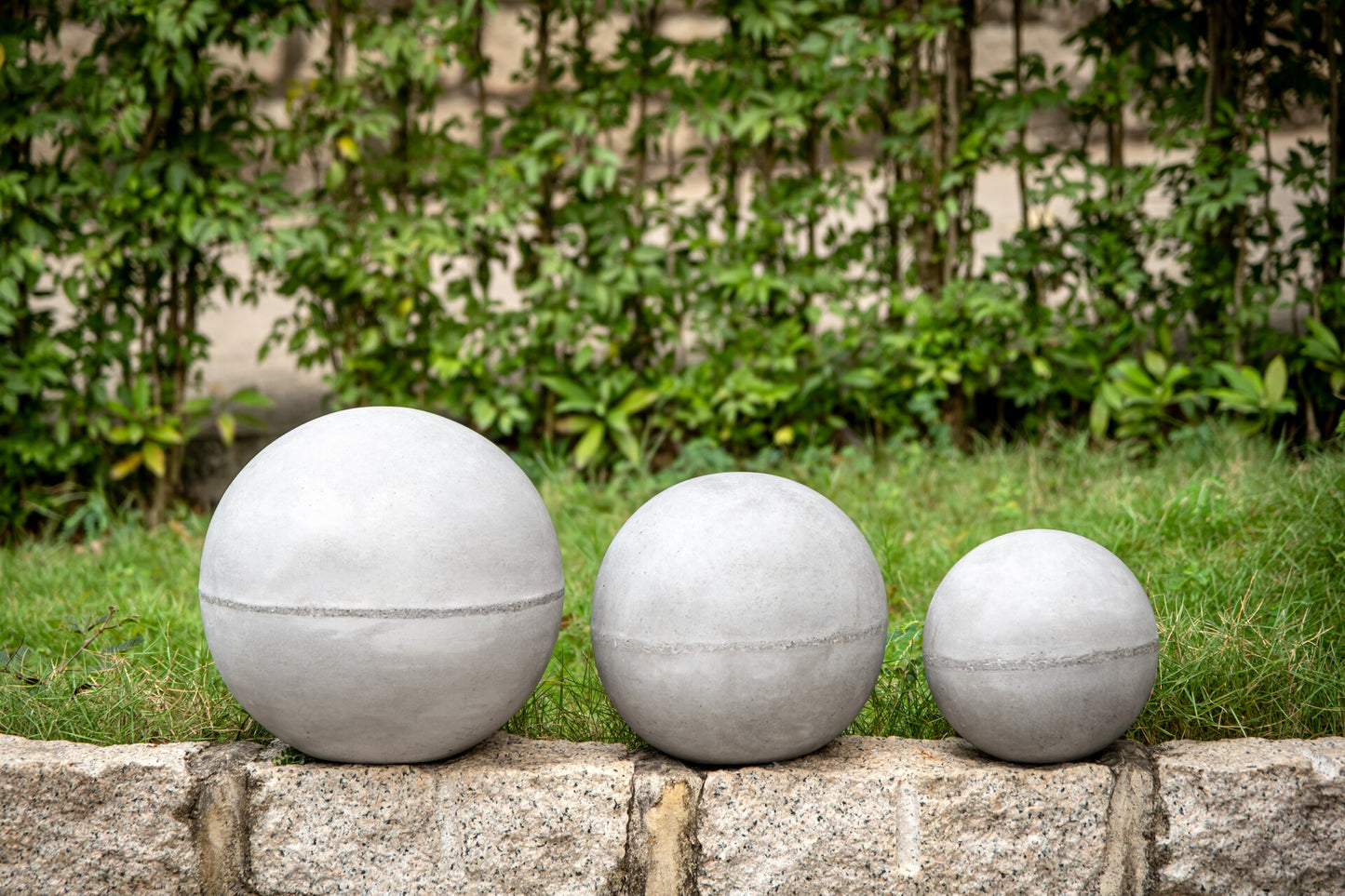 Gartenkugeln Beton 3er Set