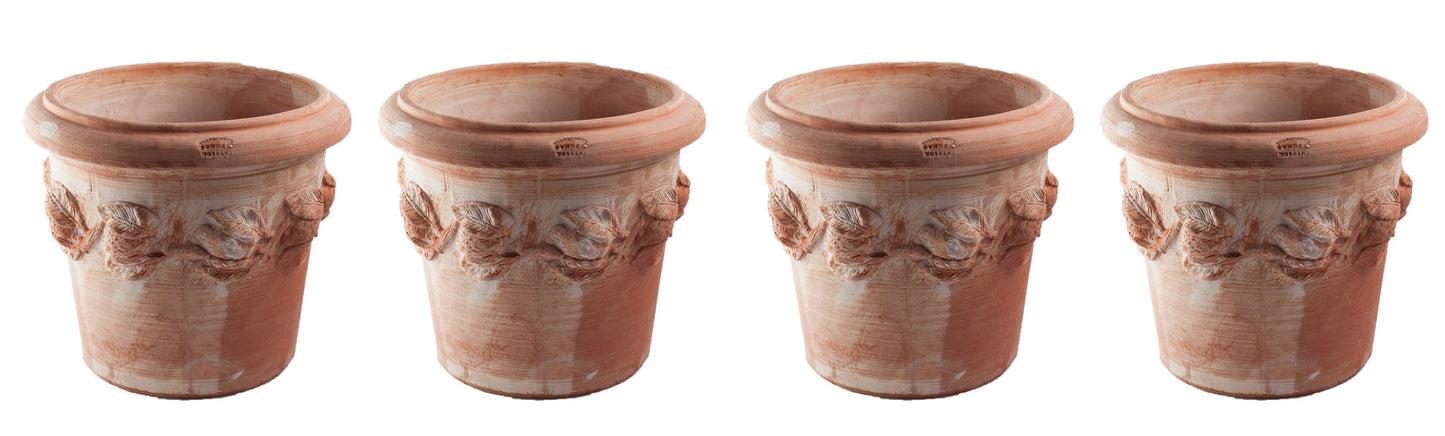 Lot de 4 pots de fleurs Siena Conca Limoni 54x46cm XXL