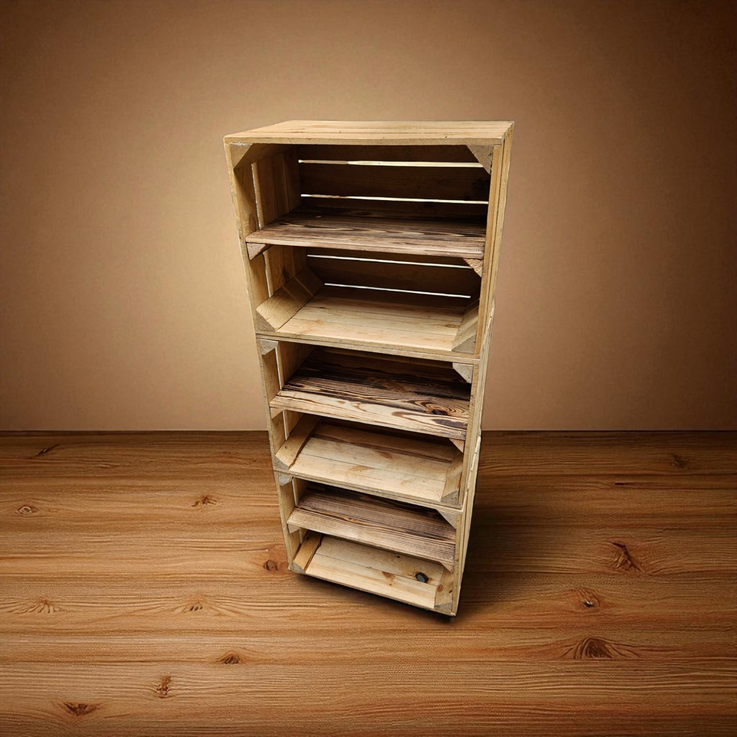Holzkisten Vintage 3er Set 50 x 40 x 30cm Ablage Lang