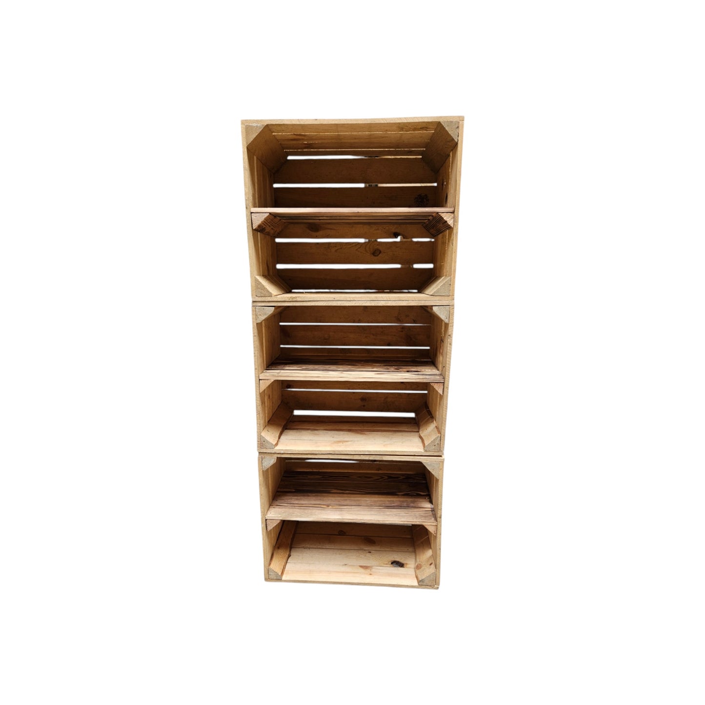 Holzkisten Vintage 3er Set 50 x 40 x 30cm Ablage Lang