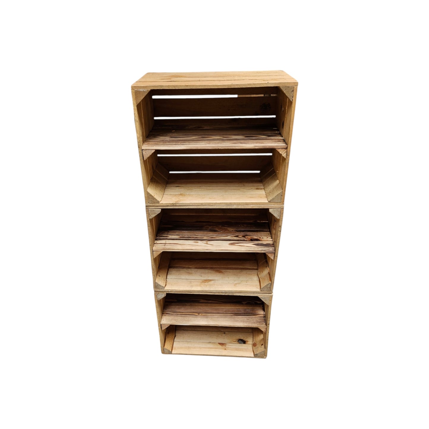 Holzkisten Vintage 3er Set 50 x 40 x 30cm Ablage Lang