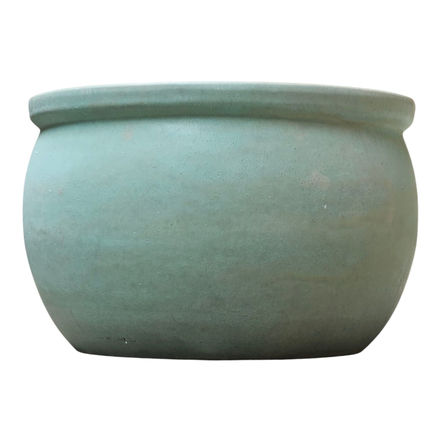 Cache-pot en céramique modèle « Bavaria » 40 cm Vert Jade