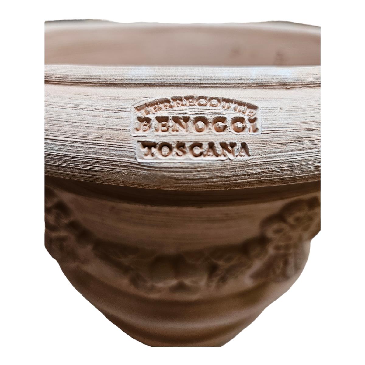 Terrakotta Blumentopf Ø 42 cm – Handgefertigt & Frostfest aus Italien | Siena-Serie von Teramico