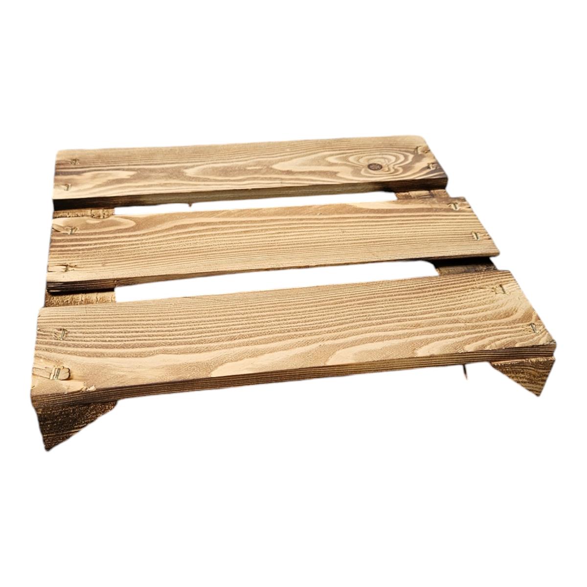 Caisses en bois flammé 50 x 40 x 30 cm avec étagères DIY