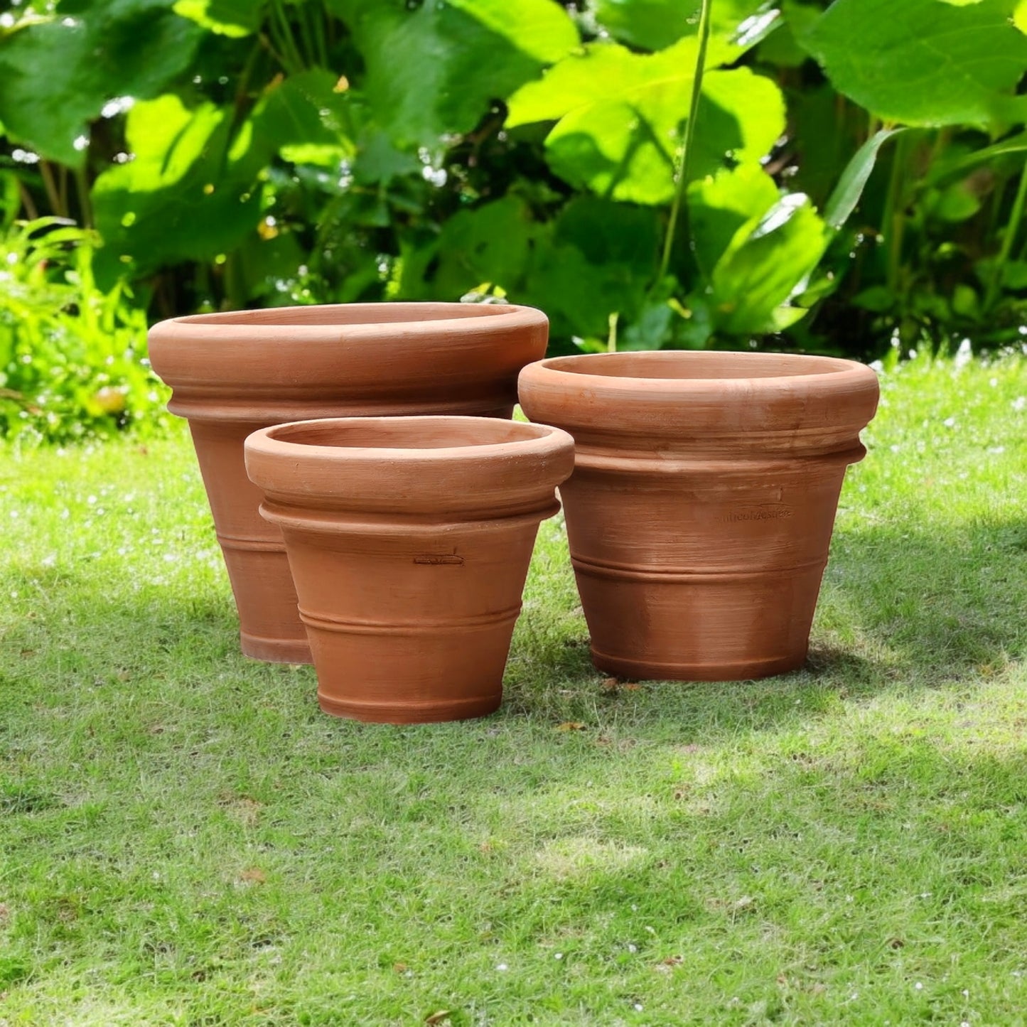 Pflanzgefäß Terrakotta "Doppio Bordo" 45cm