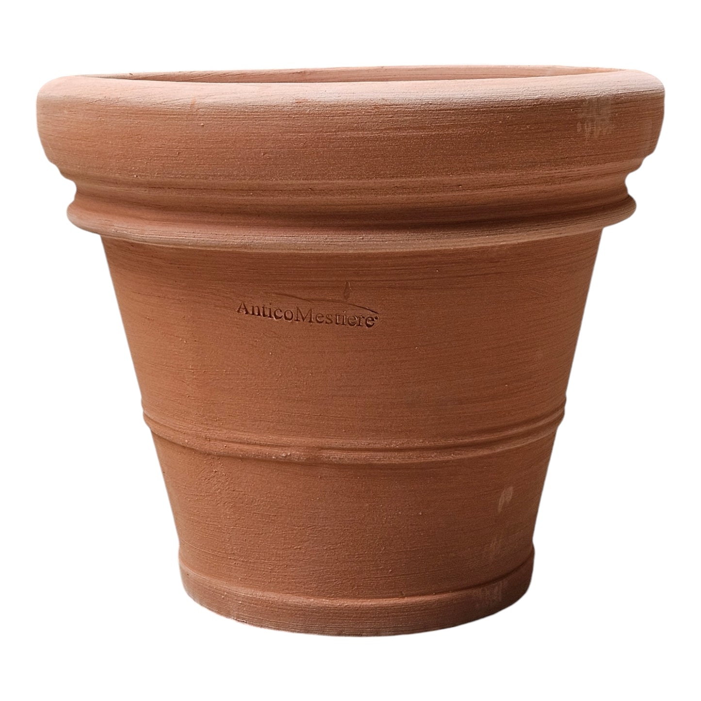 Pflanzgefäß Terrakotta "Doppio Bordo" 45cm