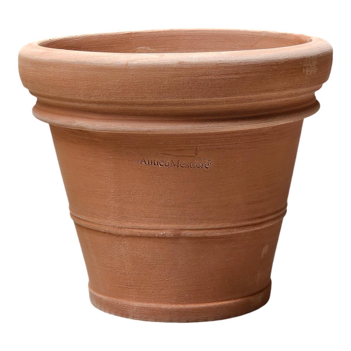 Pflanzgefäß Terrakotta "Doppio Bordo" 35 cm 2.Wahl