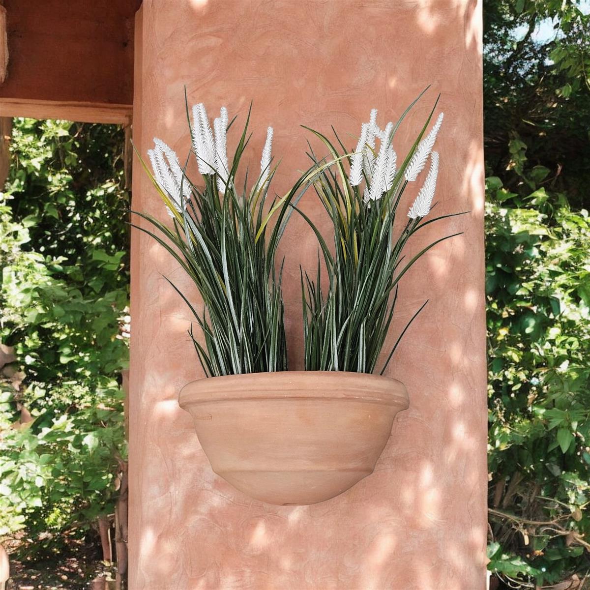 Terrakotta Wandhänger 31x16x16cm – frostfest & handgefertigt für Kräuter & Sukkulenten