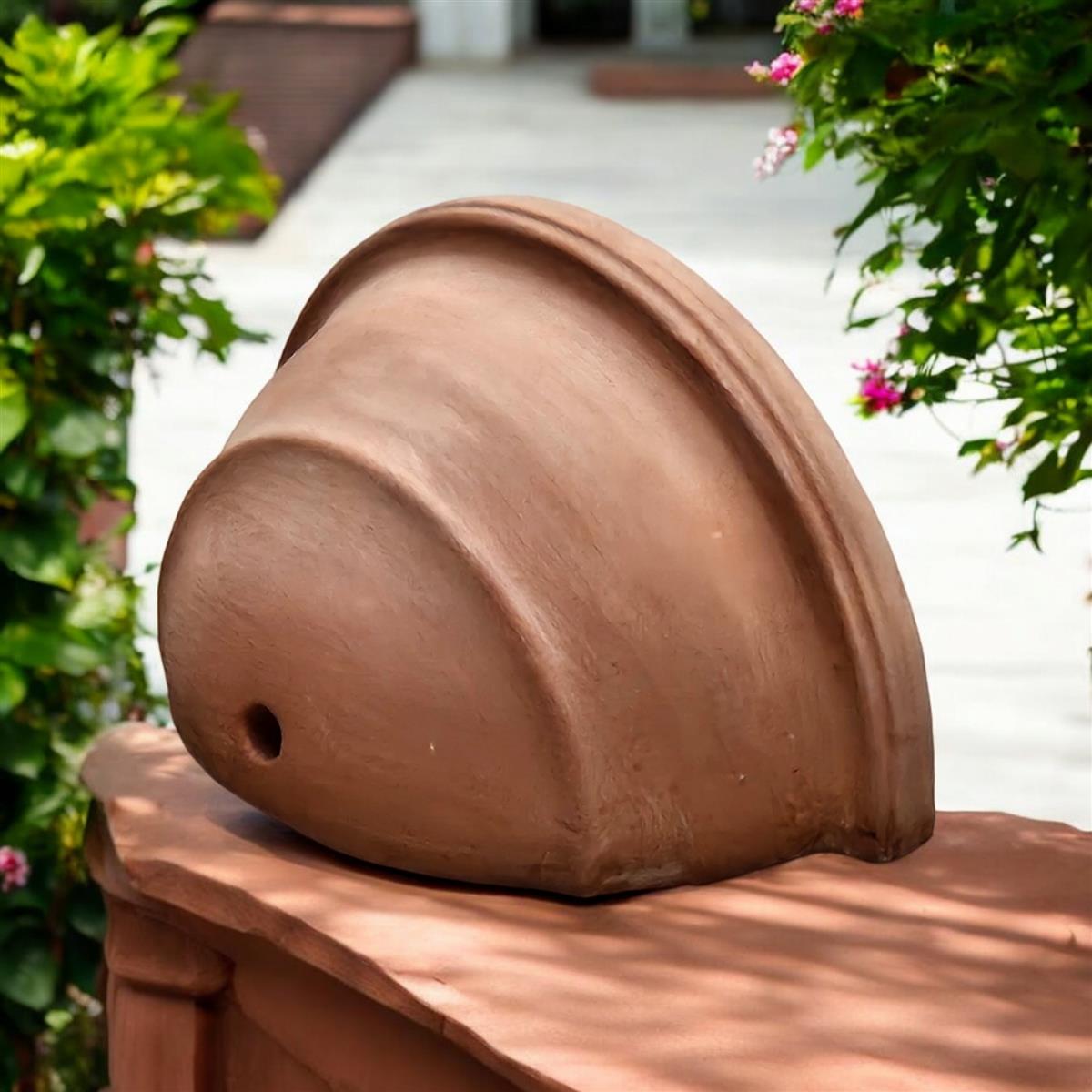 Terrakotta Wandhänger 31x16x16cm – frostfest & handgefertigt für Kräuter & Sukkulenten