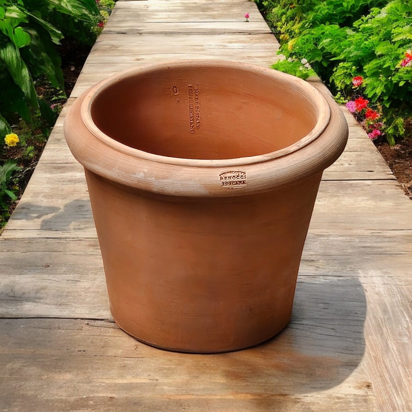 Blumentopf Benocci Terrakotta Italien "Liscia" 42cm