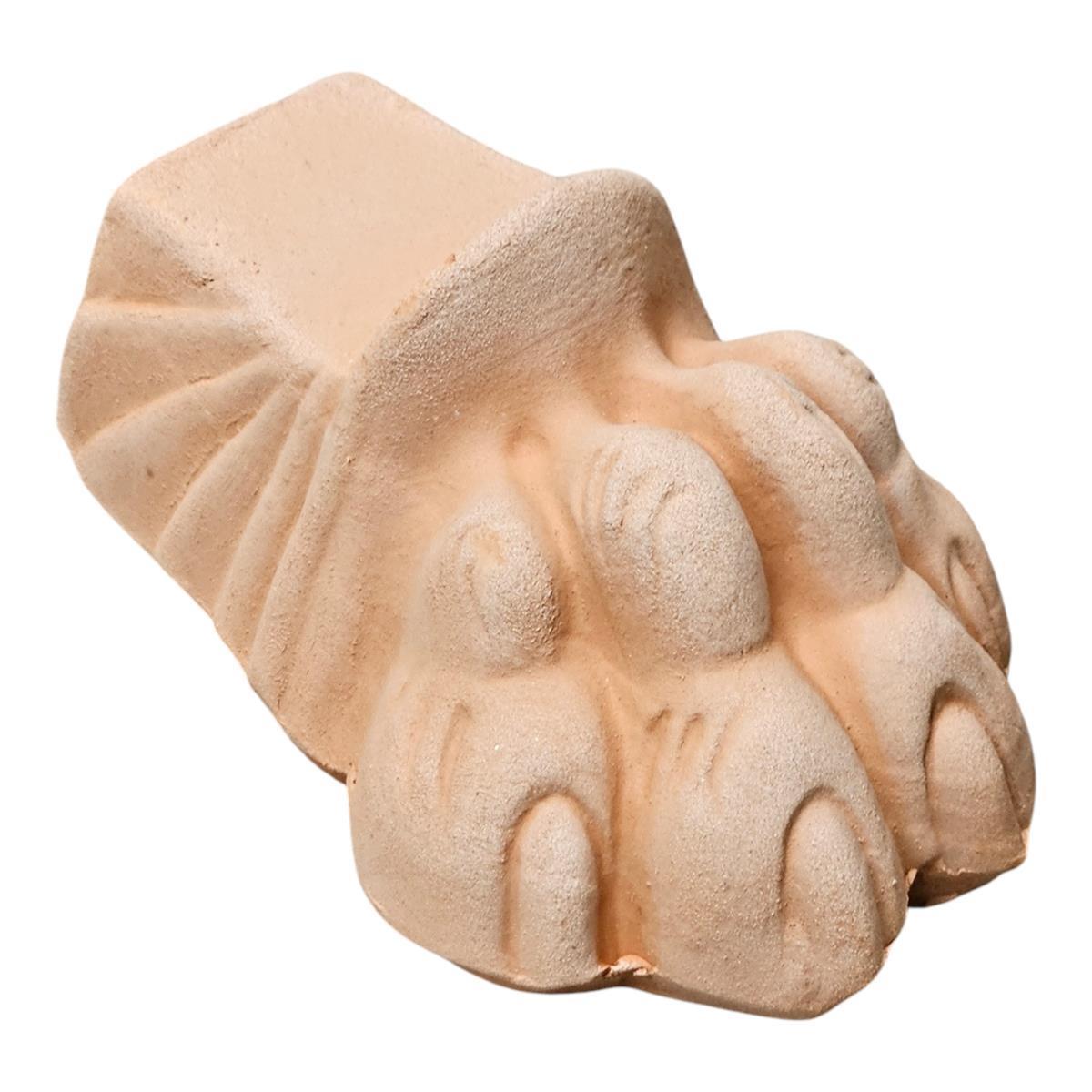 Pieds de lion en terre cuite : un dessous de verre parfait pour vos plantes