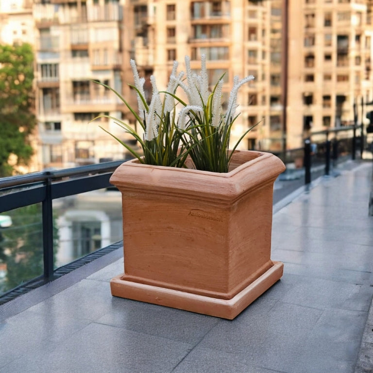 Untersetzer Pflanzteller Terrakotta ECKIG 36cm