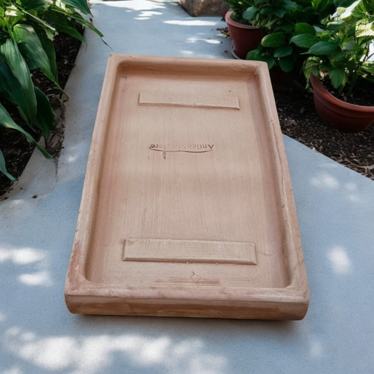 Untersetzer Pflanzteller Terrakotta Rechteckig 53cm