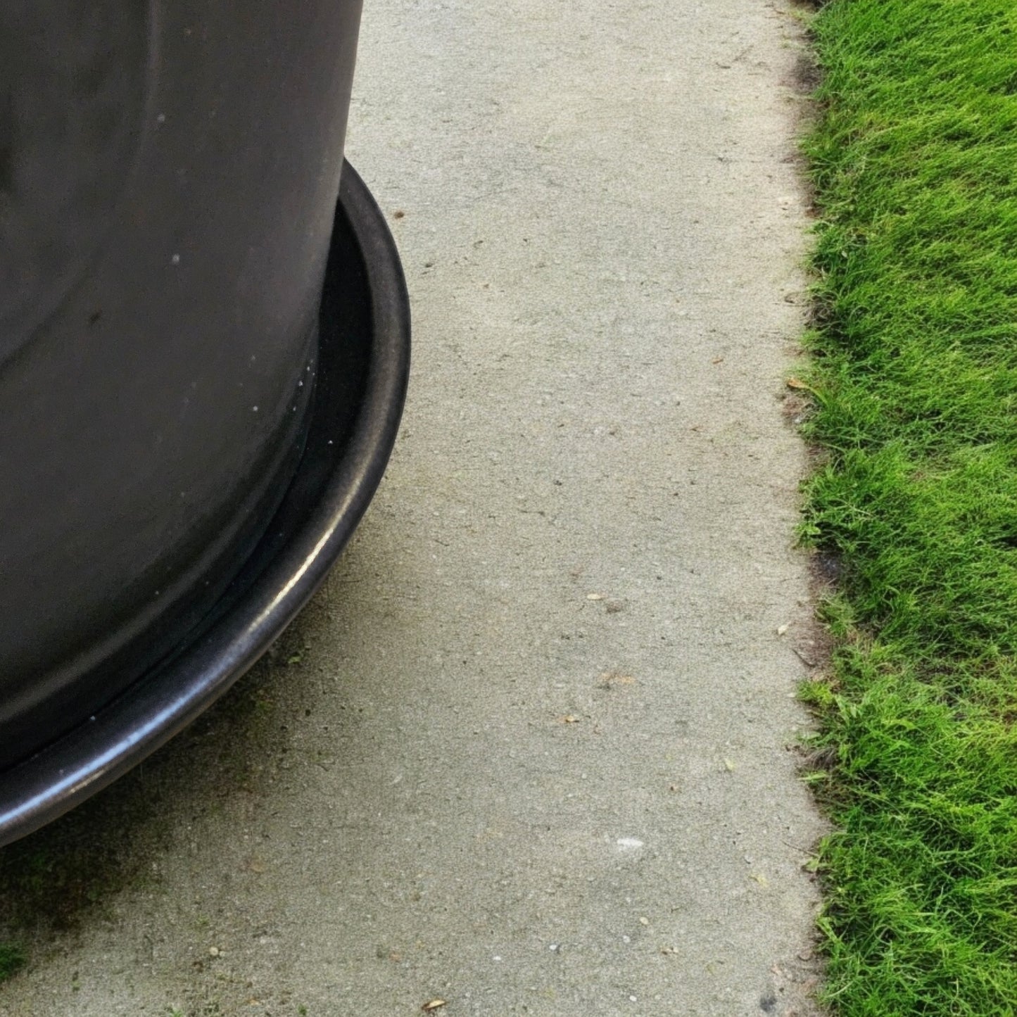 Pflanzteller Untersetzer für Blumentöpfe 32cm Anthrazit Vogeltränke