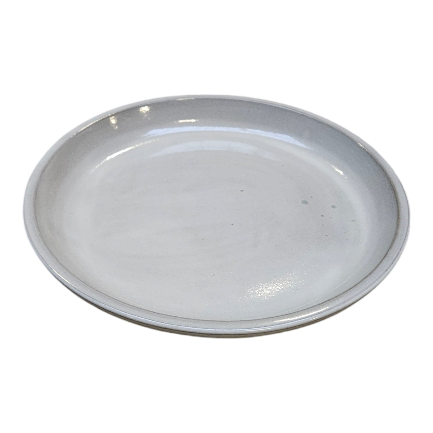 Pflanzteller Untersetzer für Blumentöpfe 42cm Grau-Weiß Vogeltränke