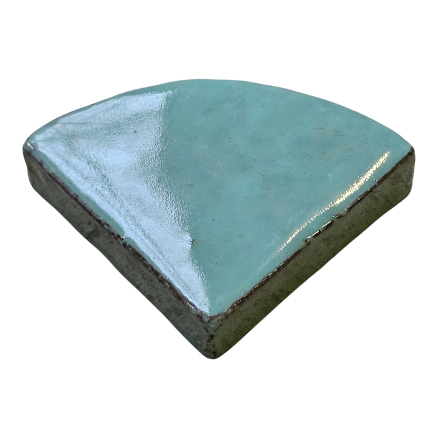 Lot de 4 pieds en céramique Vert Céladon | Les pots de fleurs protègent contre l'engorgement