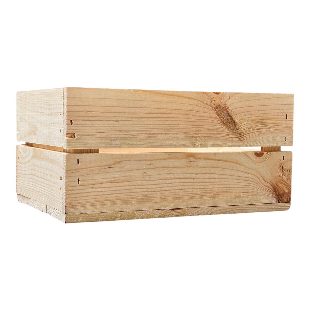 Holzkiste Dekokiste Box 30x20x15 cm 3er SET Natur