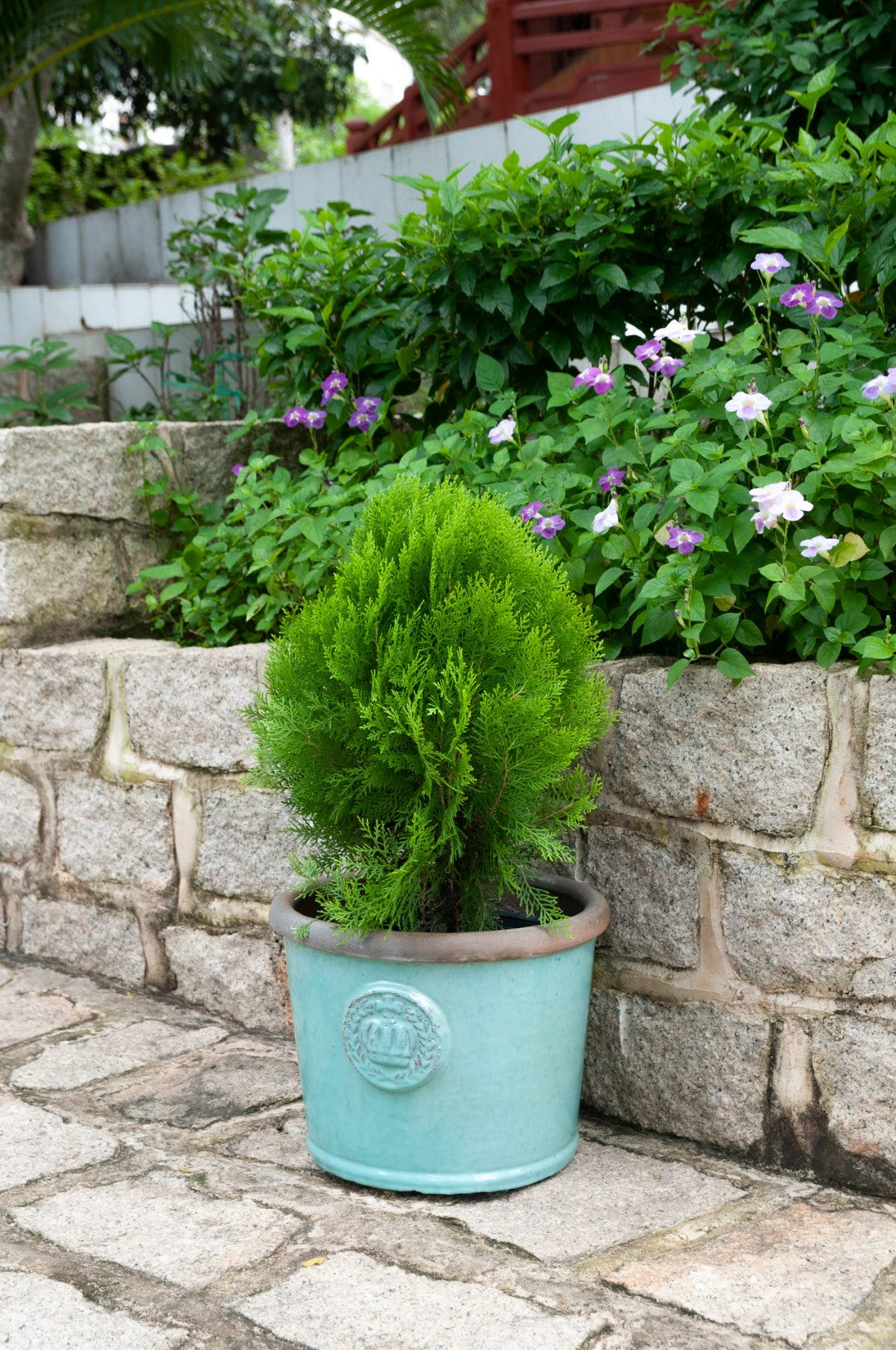 Provence Pflanzkübel 34x26cm Naturgrün