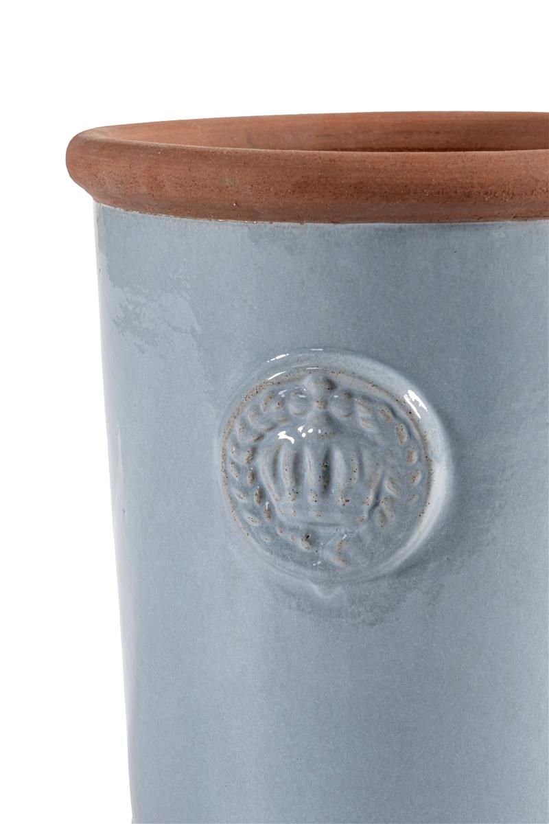 Provence Pflanzkübel: Handgefertigte Keramik für Ihren Garten (Ø25cm) October-Gray