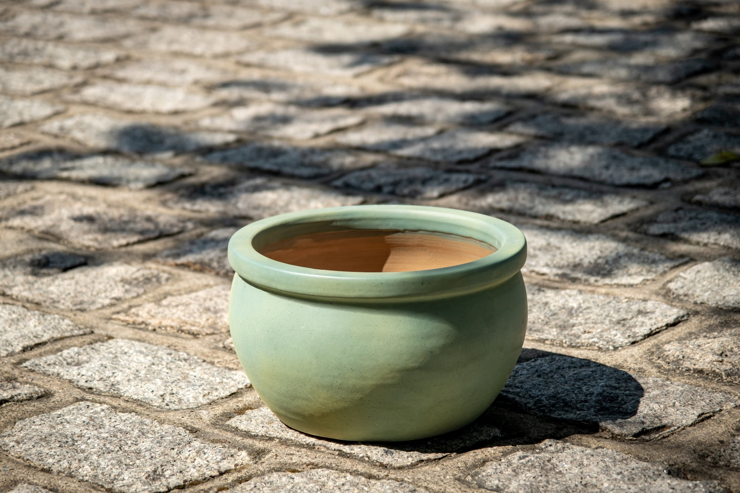 Blumentopf Pflanzgefäß Keramik Modell "Bavaria" 40cm Jade Grün