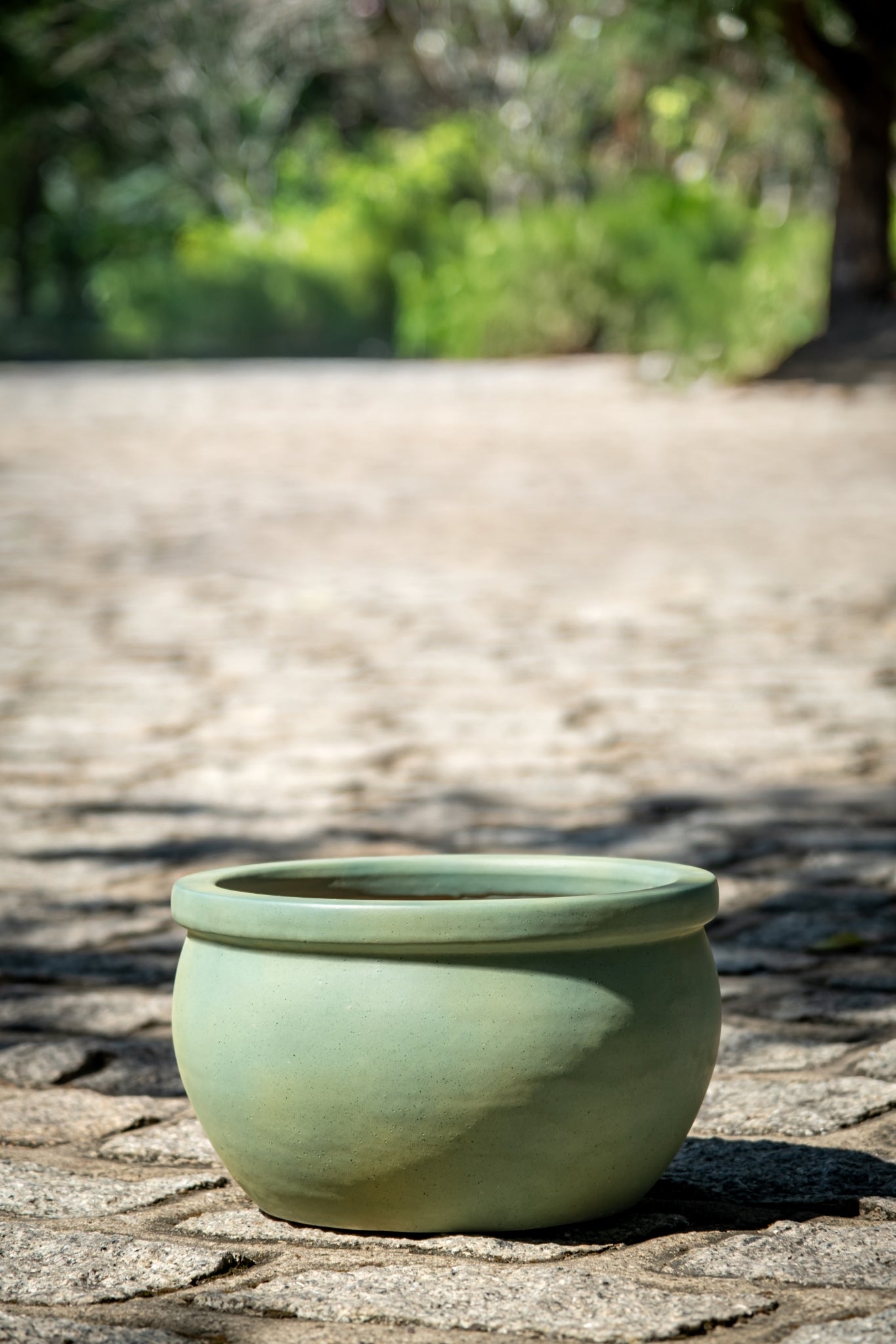Blumentopf Pflanzgefäß Keramik Modell "Bavaria" 40cm Jade Grün