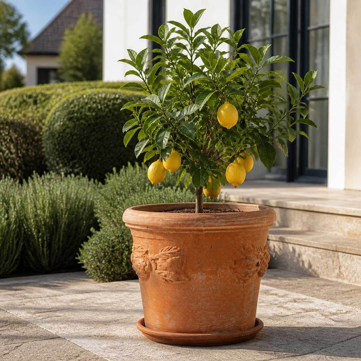 Italienischer Terrakotta-Pflanzteller Dunkel – 19 bis 48 cm