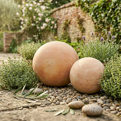 Gartenkugel Terrakotta 16cm