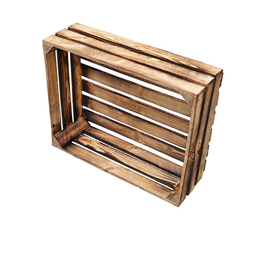 Gewürzregal Kiste Lang 50 x 40 x 17cm Geflammt B-WARE