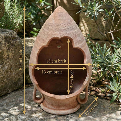 Anfore Amphore Taligata 30 cm Frostfest Terracotta Italien
