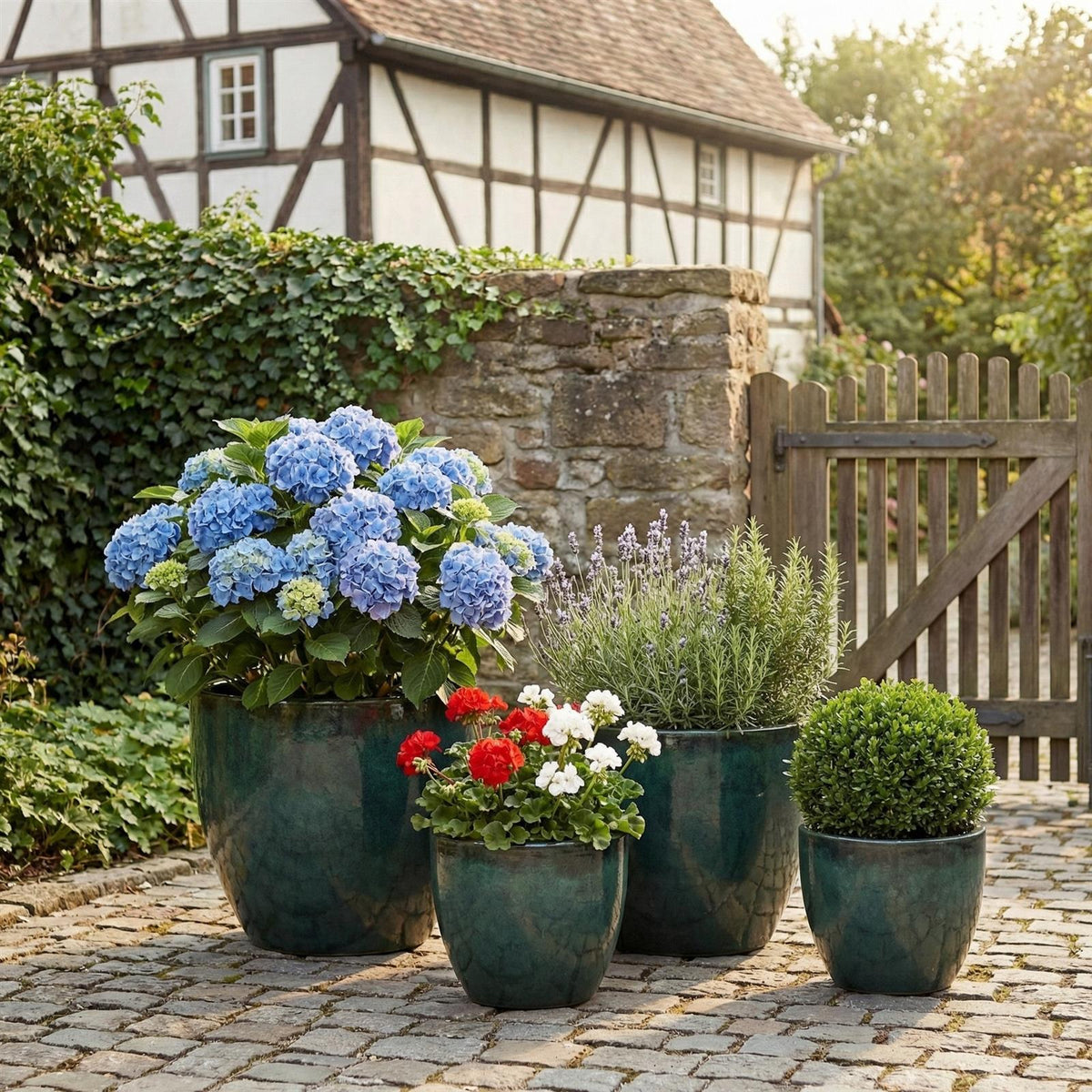 Egg Pot Moosgrün Ø 29 cm – Keramik-Blumentopf, 2. Wahl