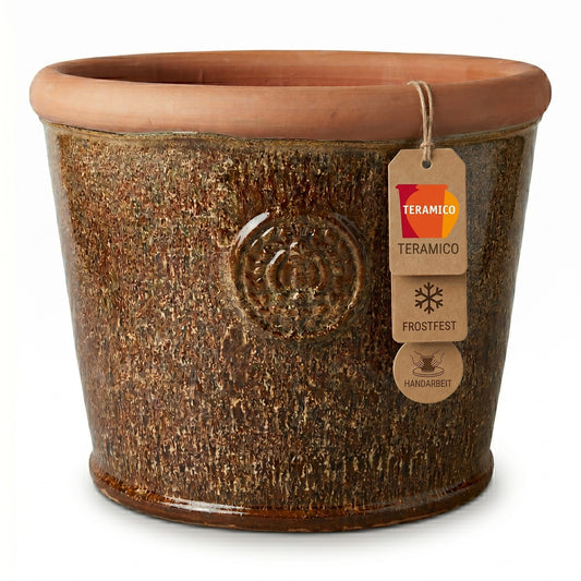 XXL Pflanztopf Keramik Provence Braun – Ø 45 x 34 cm