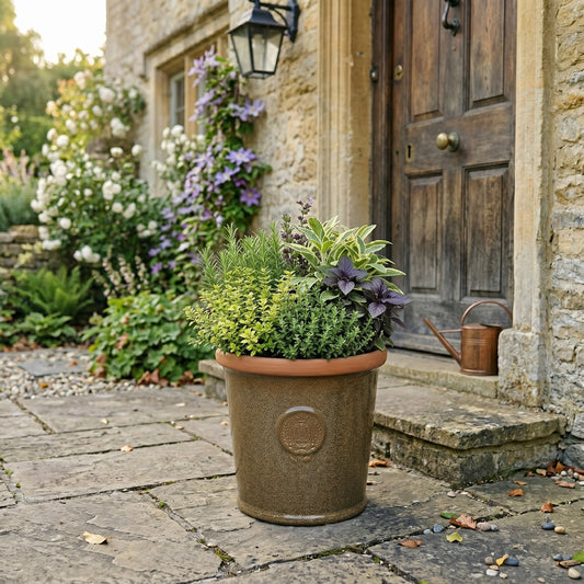 Pflanztopf Keramik Provence Braun – Ø 25 x 28 cm