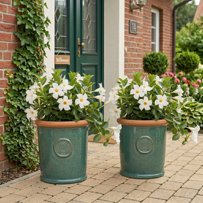 Pflanztopf Keramik Provence Moosgrün – Ø 34 x 38 cm