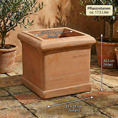 Pflanzgefäß Cubo Liscio 30