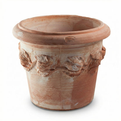 Terrakotta Pflanztopf Conca Limoni 42cm Original Italien Zitronen-Dekor