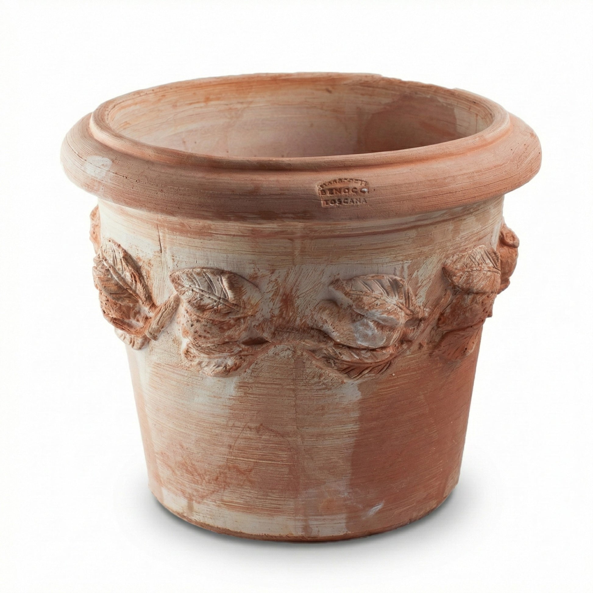 Terrakotta Pflanztopf Conca Limoni 42cm Original Italien Zitronen-Dekor
