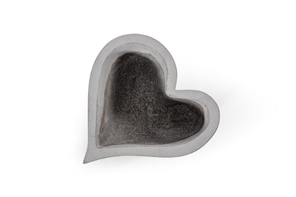 Blumentopf Modell "Heart Pot" 30cm aus Beton