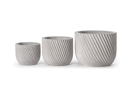 Blumentopf Pflanzkübel Modell "Linea IV" 24cm aus Beton